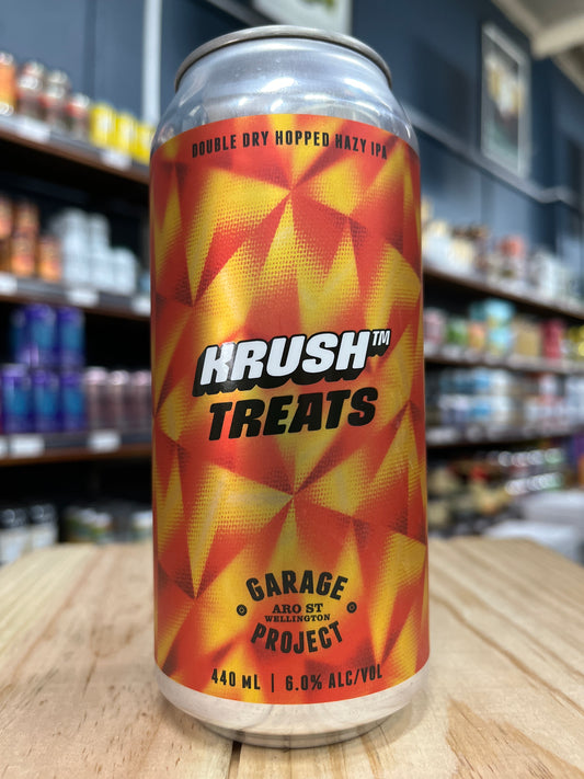 Garage Project Krush Treats Double Dry Hopped Hazy IPA 440ml Can