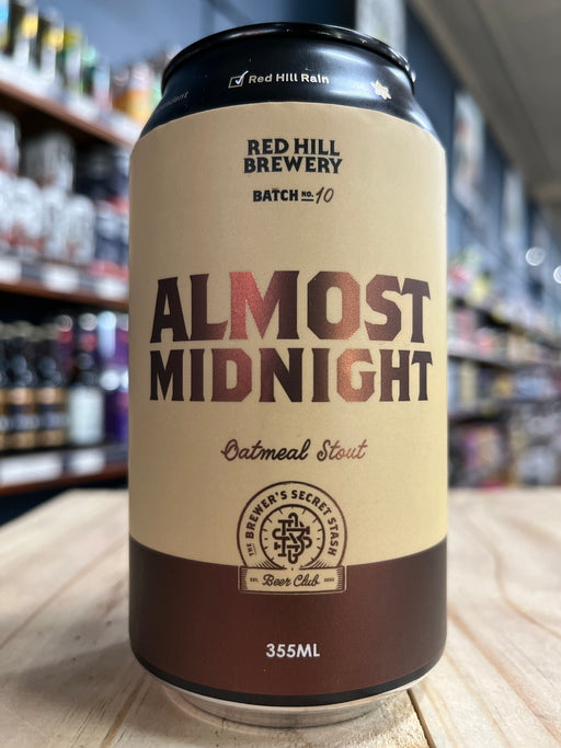 Red Hill Almost Midnight Oatmeal Stout 355ml Can