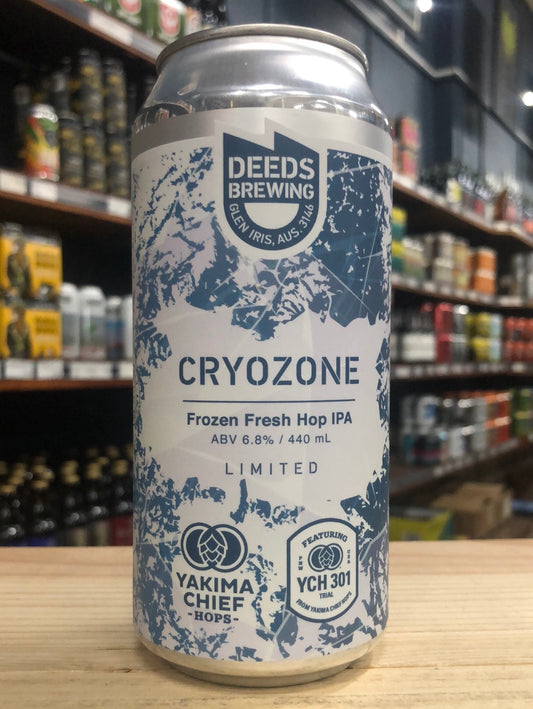 Deeds Cryozone Frozen Fresh Hop IPA 440ml Can