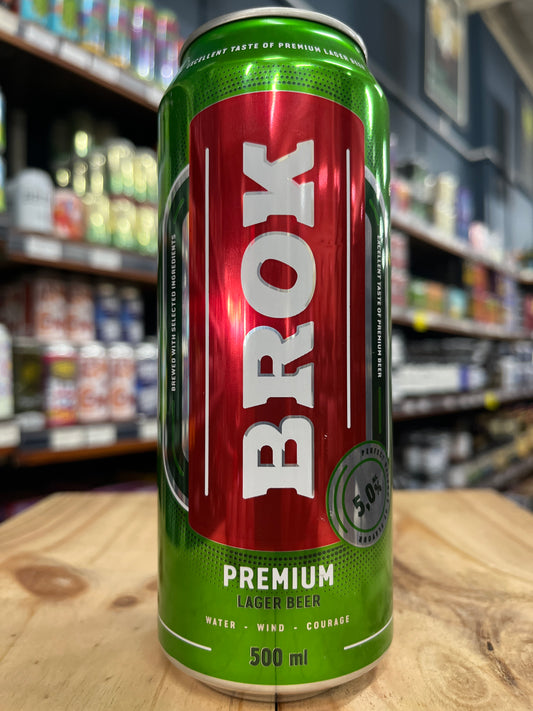 Brok Premium Lager 500ml Can