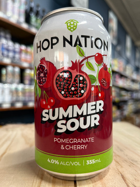 Hop Nation Pomegranate Cherry Summer Sour 355ml Can