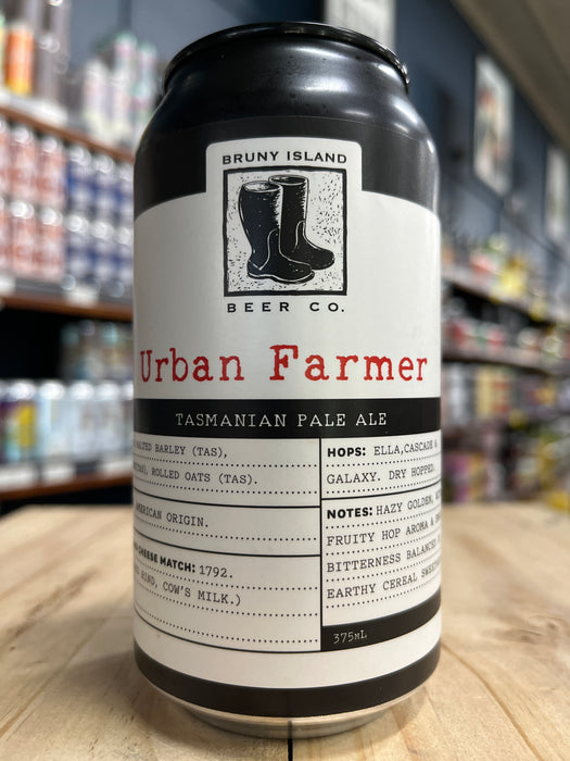 Bruny Island Urban Farmer Tasmanian Pale 375ml Can