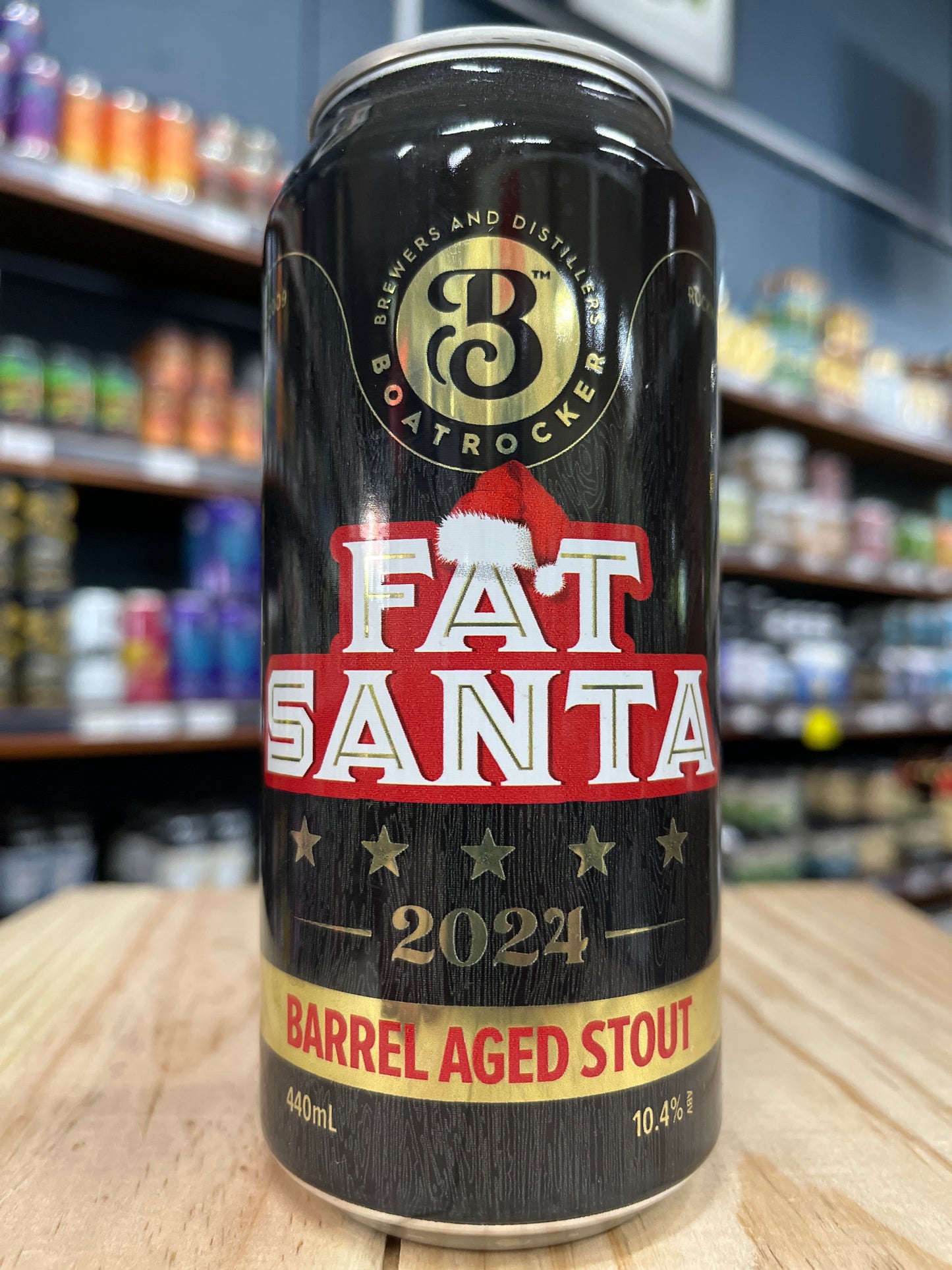 Boatrocker Fat Santa Whisky Barrel Aged Imperial Stout 2024 440ml Can