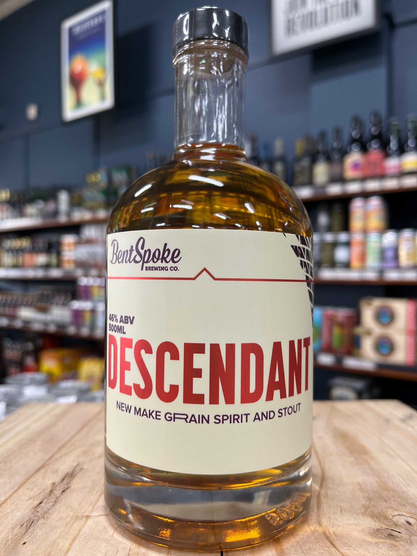 Bentspoke Descendant New Make Grain Spirit And Stout 500ml