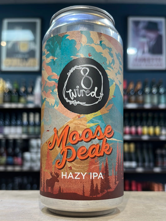 8 Wired Moose Peak Hazy IPA 440ml Can