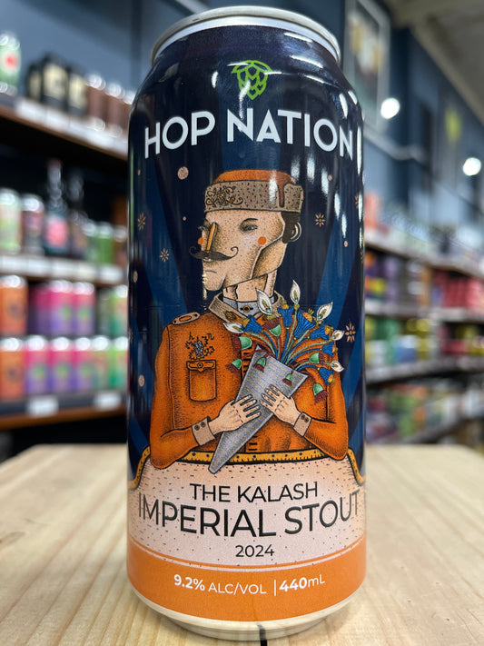 Hop Nation The Kalash 2024 Barrel Aged Imperial Stout 440ml Can