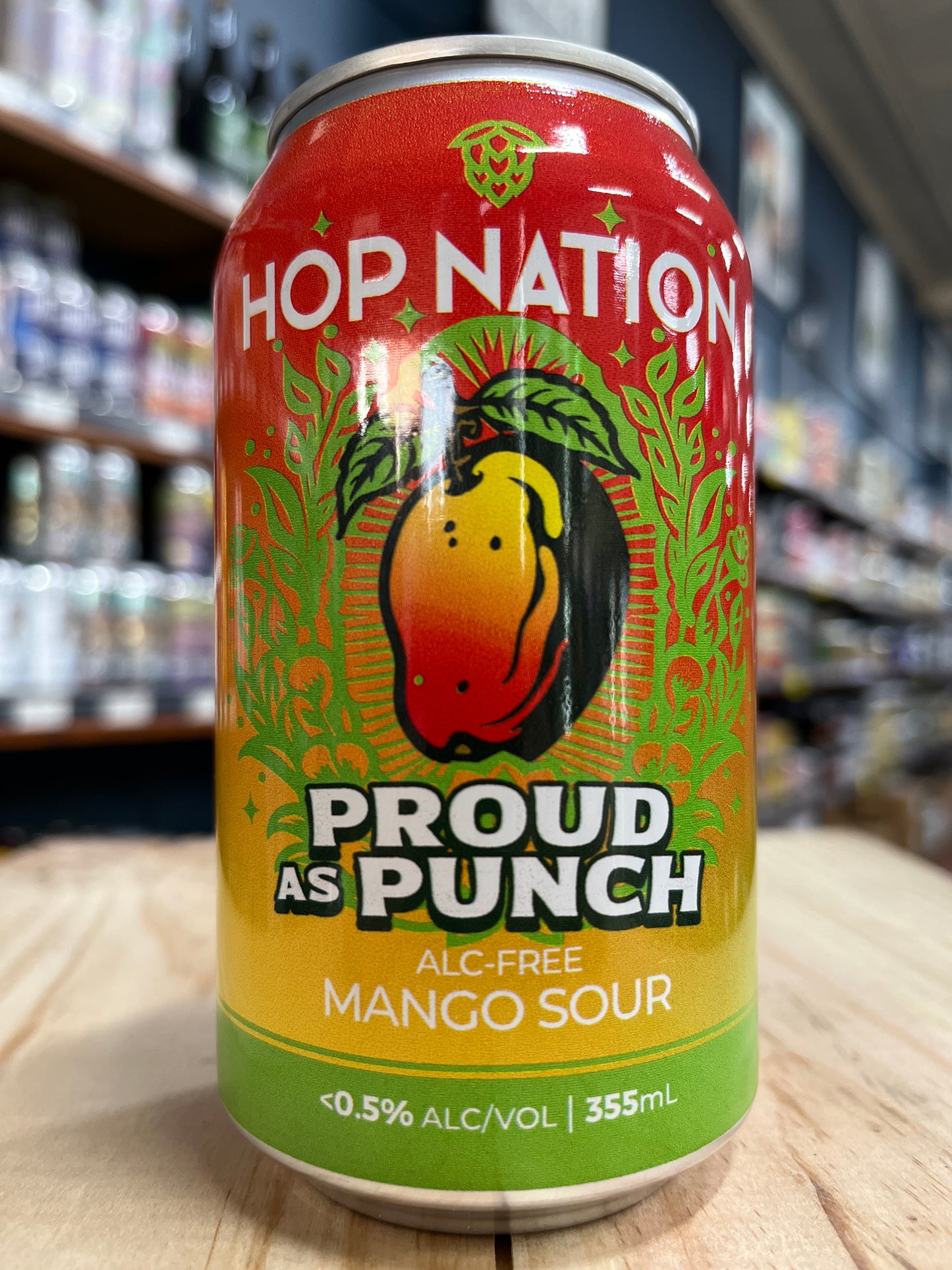 Hop Nation Proud As Punch Alc-Free Mango Sour 355ml Can