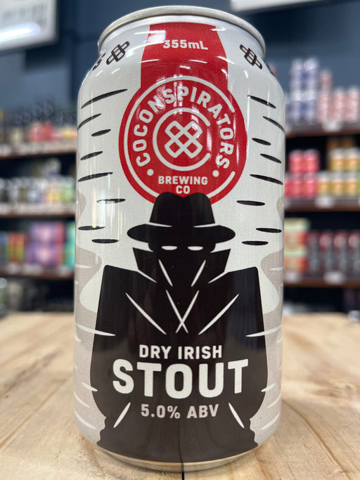 Co-Conspirators 'Usual Suspects' Dry Irish Stout 355ml Can