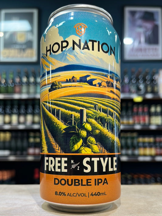 Hop Nation Freestyle Double IPA 440ml Can