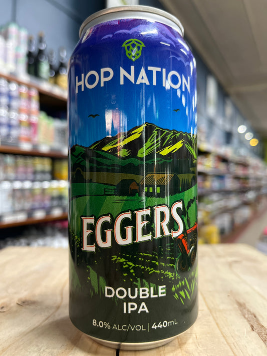 Hop Nation Eggers Double IPA 440ml Can