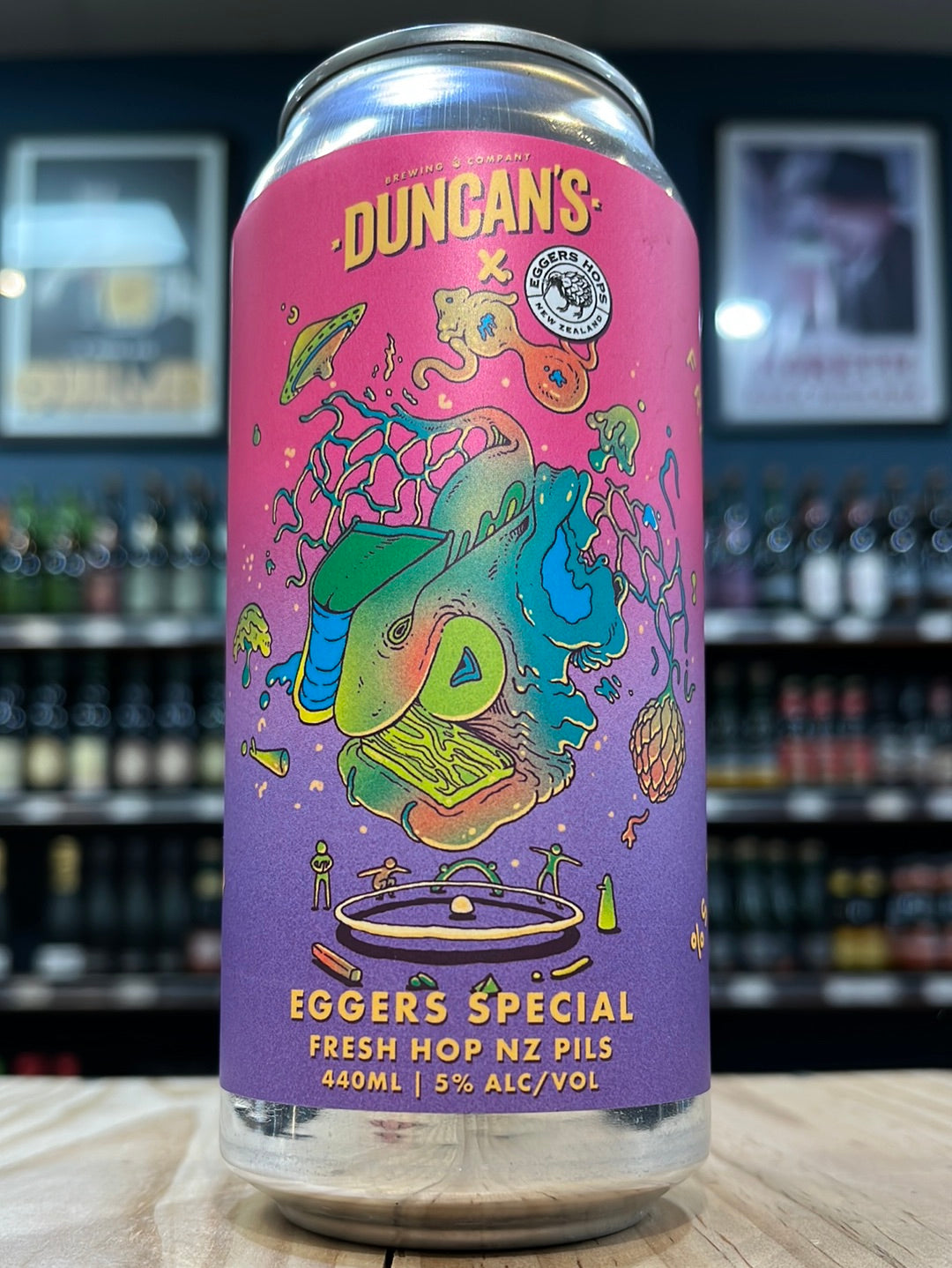 Duncan's Eggers Special Fresh Hop NZ Pilsner 440ml Can