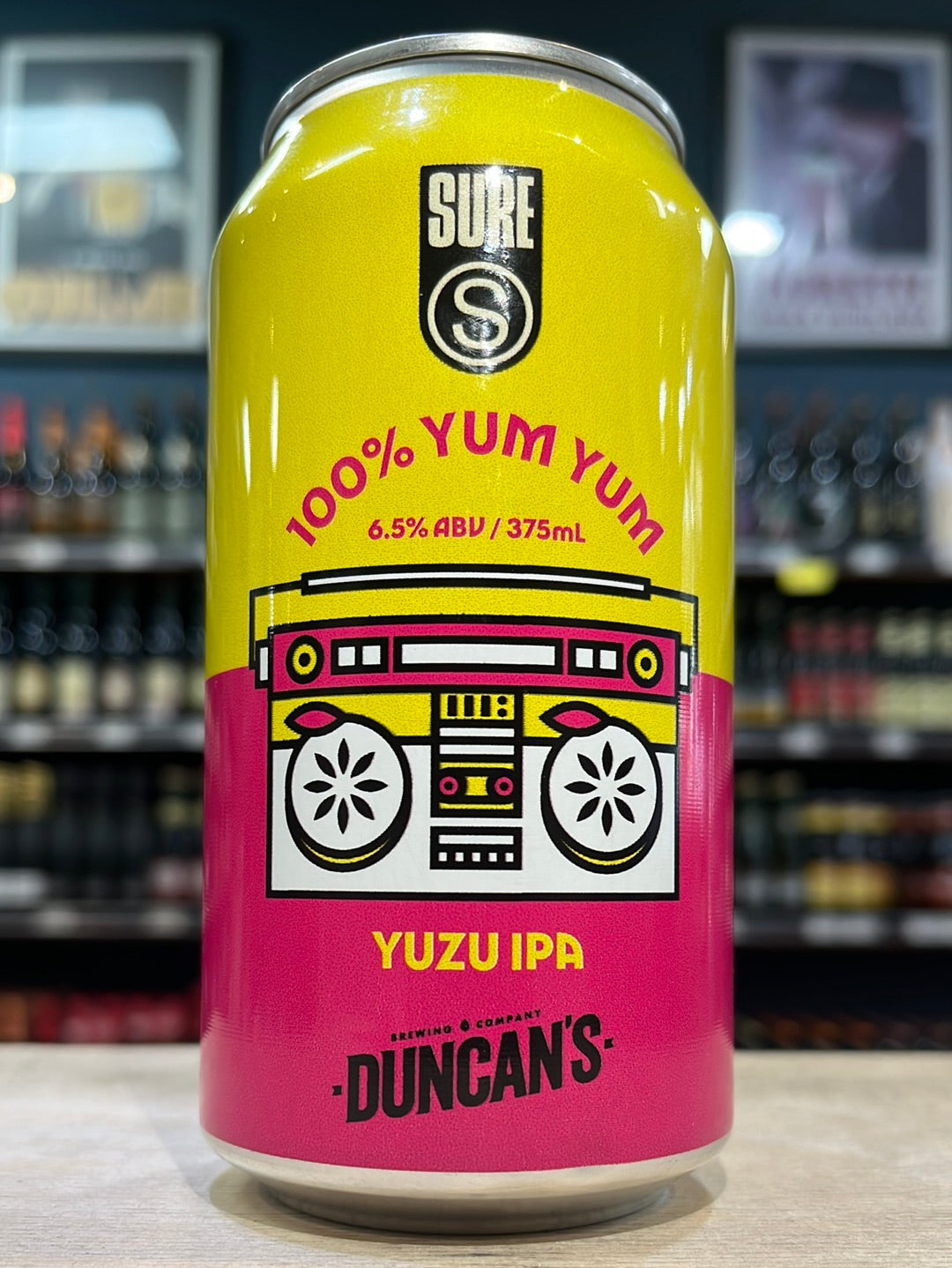 Sure x Duncans 100% Yum Yum Yuzu IPA 375ml Can