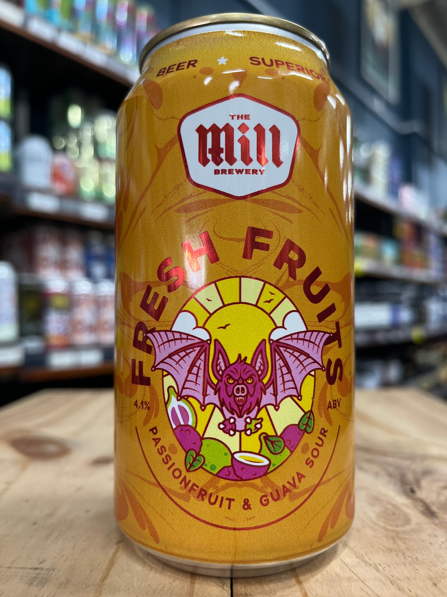 The Mill Fresh Fruits Passionfruit & Guava Salted Sour 375ml Can