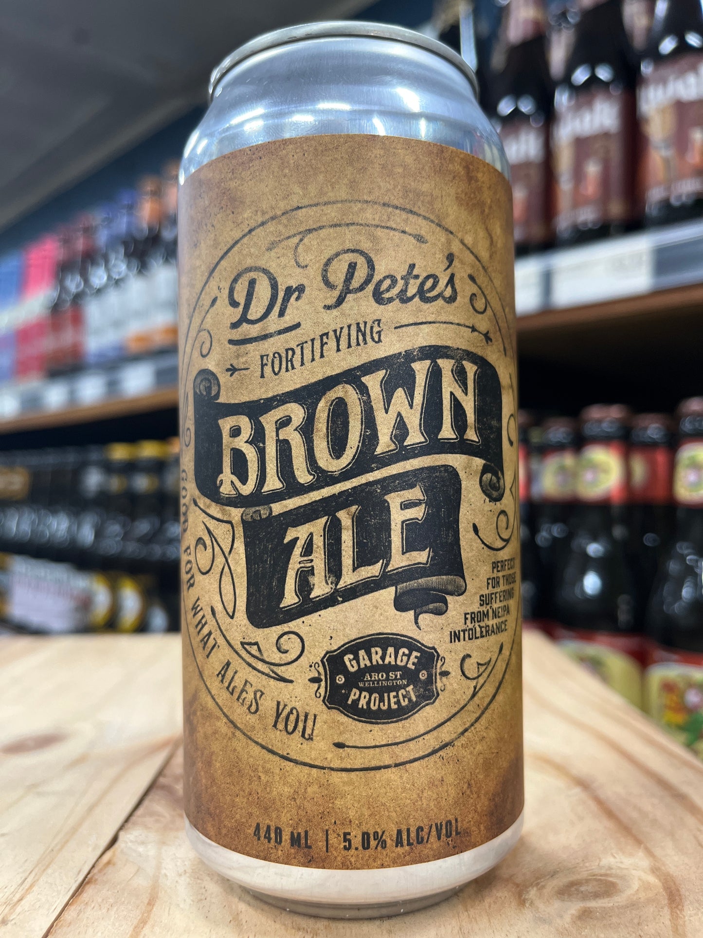 Garage Project Dr Pete’s Fortifying Brown Ale 440ml Can