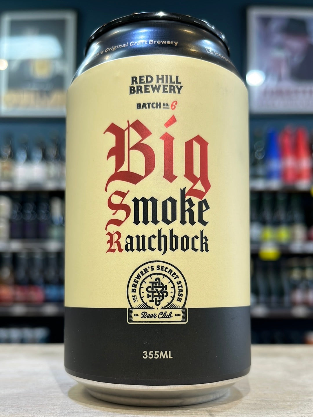 Red Hill Big Smoke Rauchbock 355ml Can