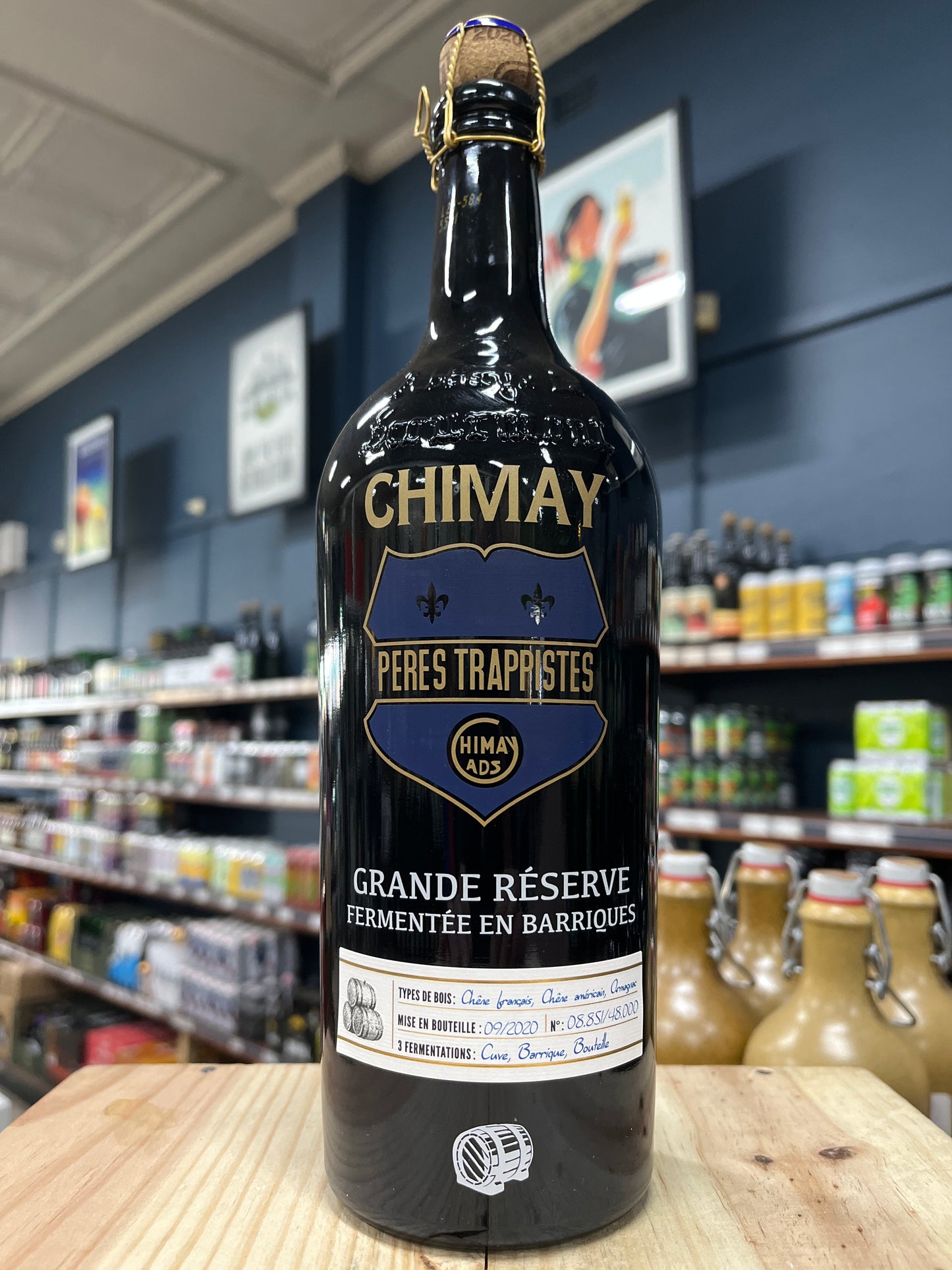 Chimay Blue Grande Reserve Barrique Oak Aged Cognac 2020 750ml