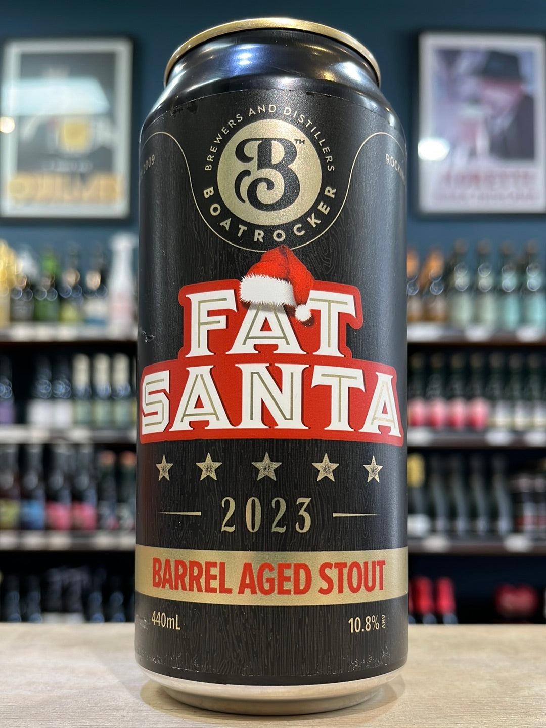 Boatrocker Fat Santa 2023 BA Imperial Stout 440ml Can