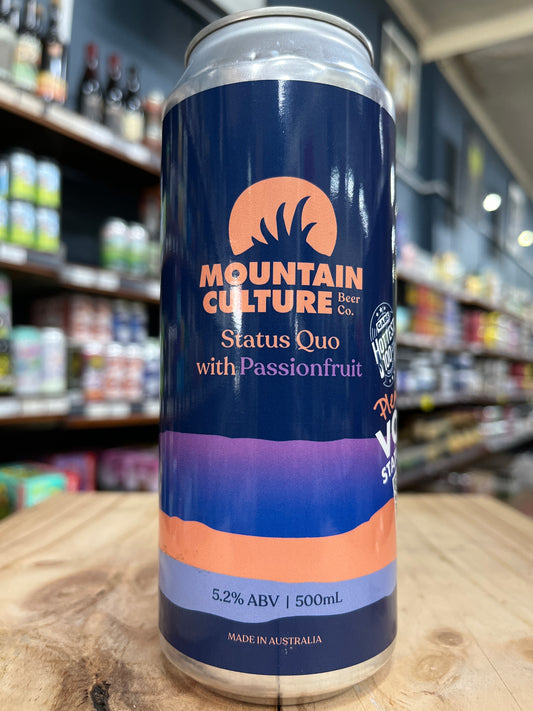 Mountain Culture Status Quo With Passionfruit - Hazy Pale - Status Quo Limited Series 500ml Can