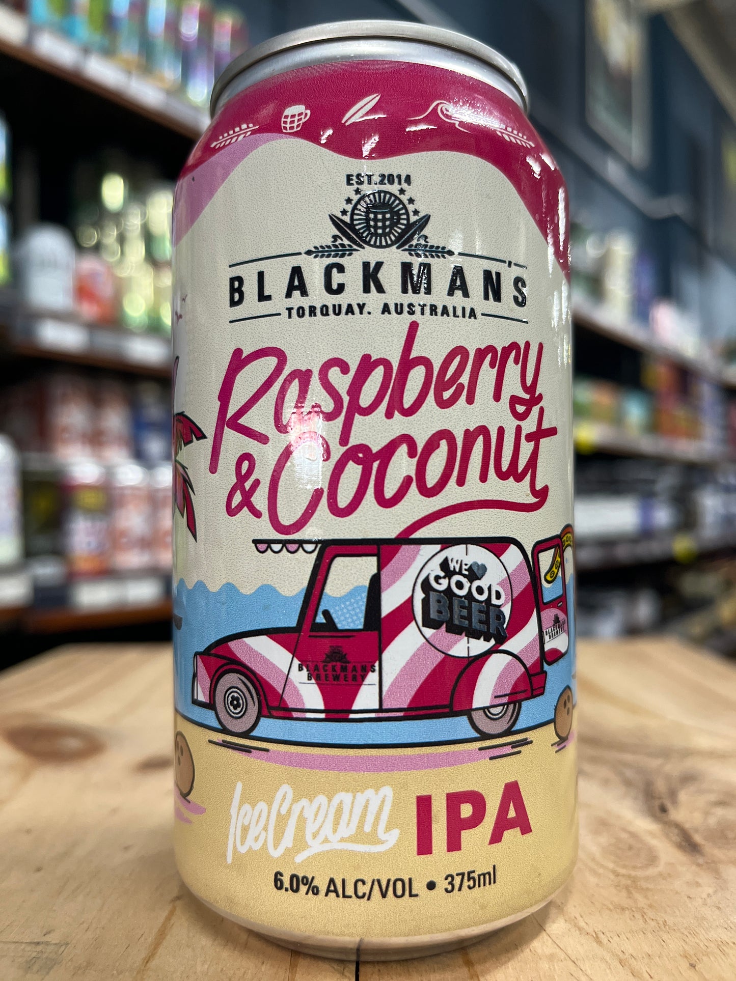 Blackman's Raspberry & Coconut Ice Cream IPA 375ml Can