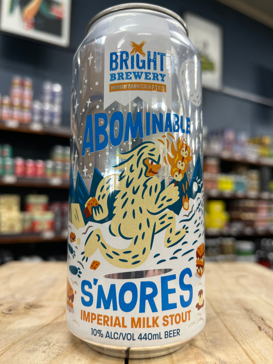 Bright Abominable S'Mores Imperial Milk Stout 440ml Can