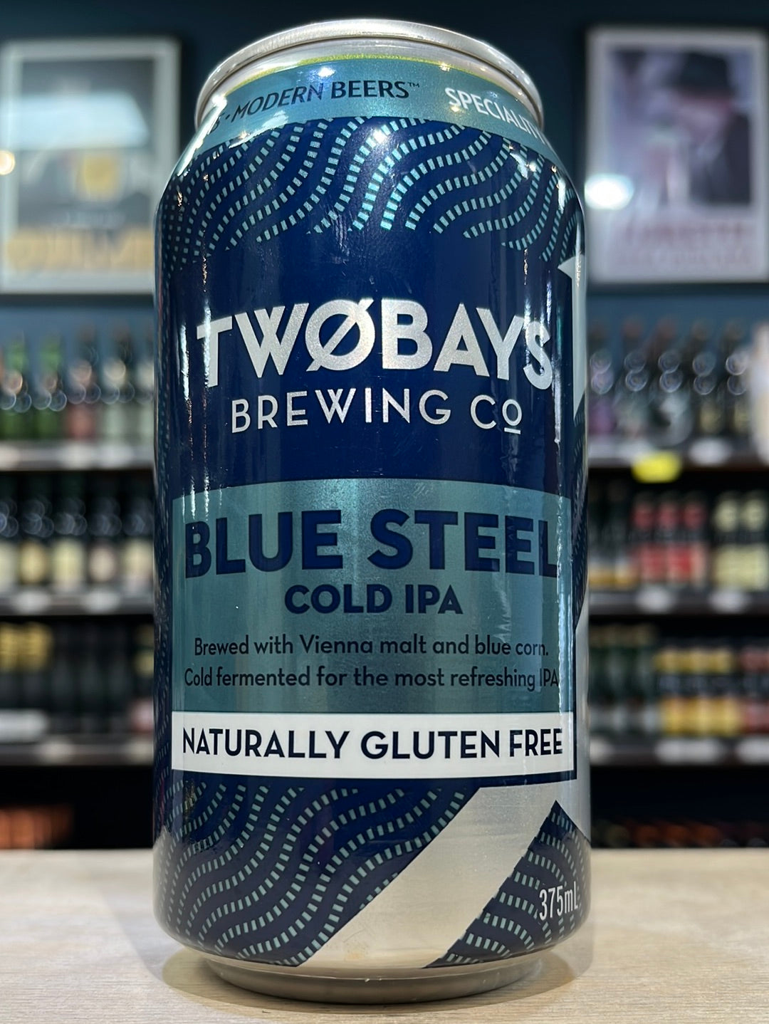 Two Bays Gluten Free Blue Steel Cold IPA 375ml Can