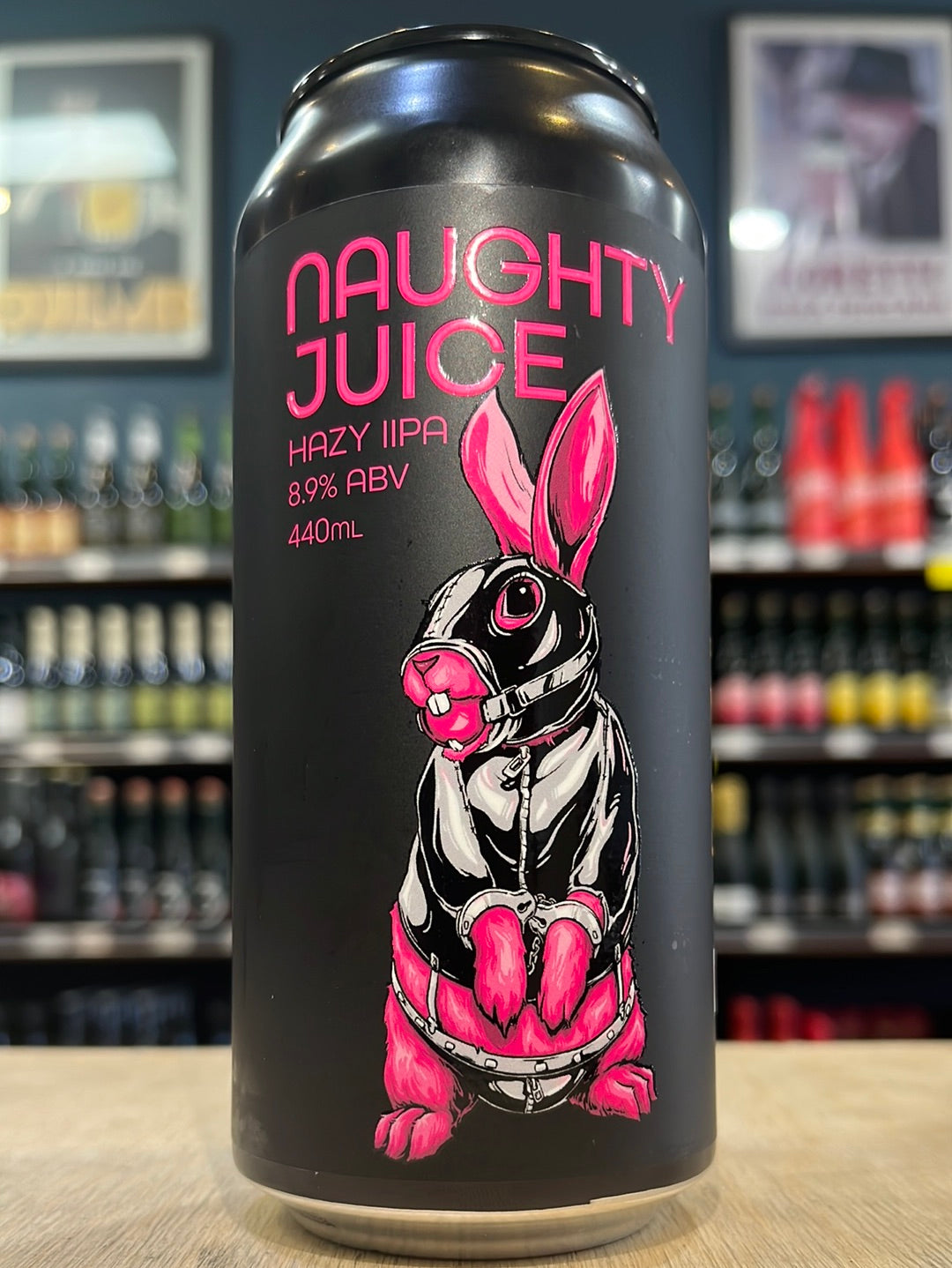 Double Vision Naughty Juice Hazy Double IPA 440ml Can