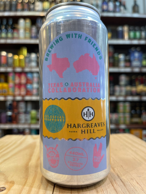 Hargreaves Hill x Celestial Beerworks Midday Double Hazy IPA 440ml Can