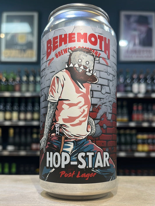 Behemoth Hop-Star Post Lager 440ml Can