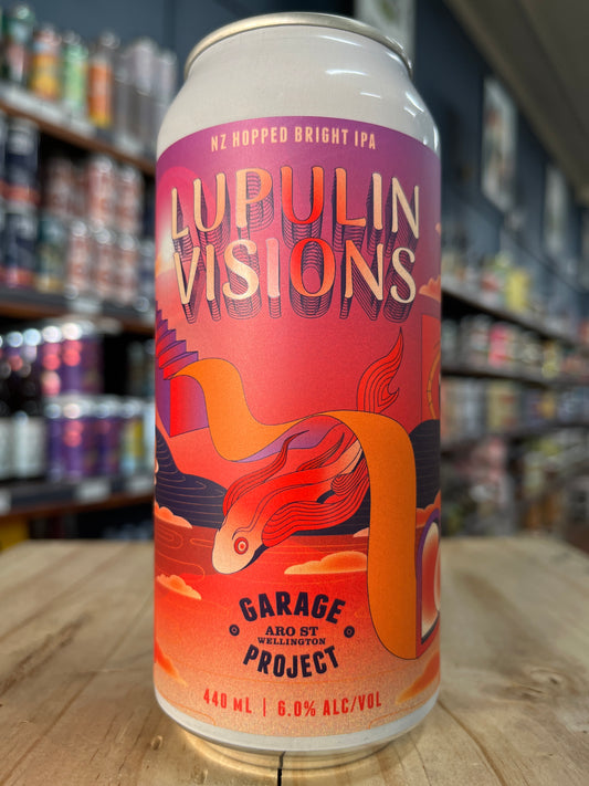 Garage Project Lupulin Visions NZ Hopped Bright IPA 440ml Can