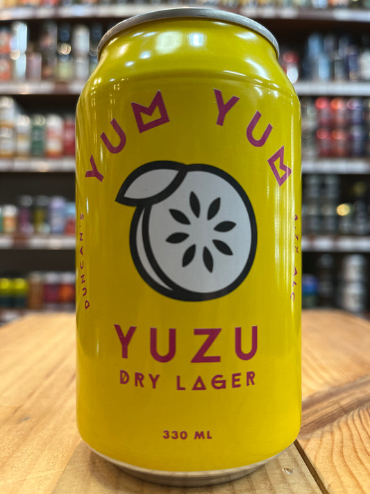 Duncan's Yum Yum Yuzu Dry Lager 330ml Can