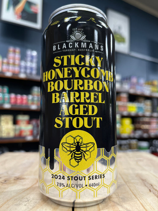 Blackman's Sticky Honeycomb Bourbon BA Stout 440ml Can