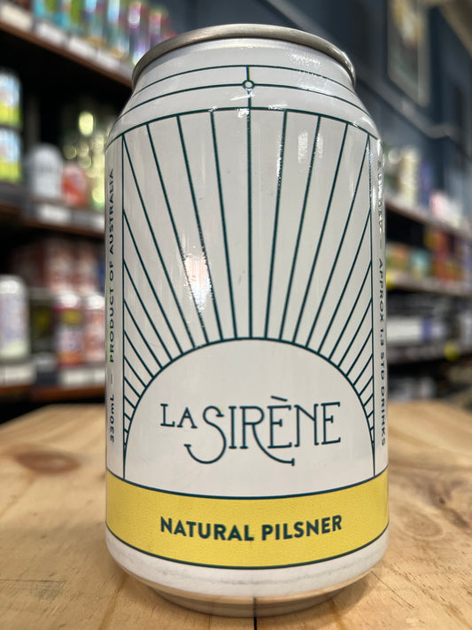 La Sirene Organic Natural Pilsner 330ml Can