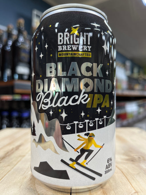 Bright Brewery Black Diamond Black IPA 375ml Can