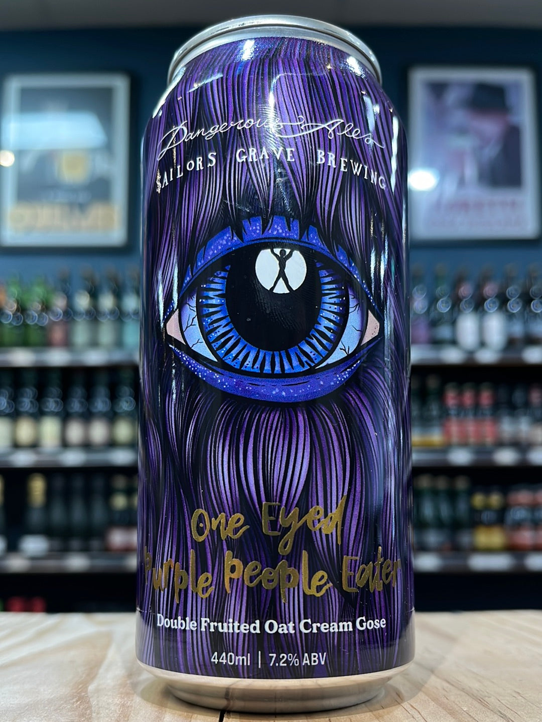 Sailors Grave Purple People Eater Double Fruited Oat Cream Gose 440ml Can