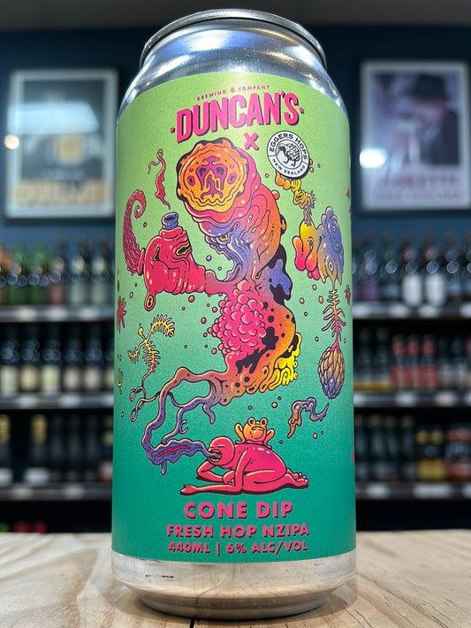 Duncan's Cone Dip Fresh Hop NZIPA 440ml Can