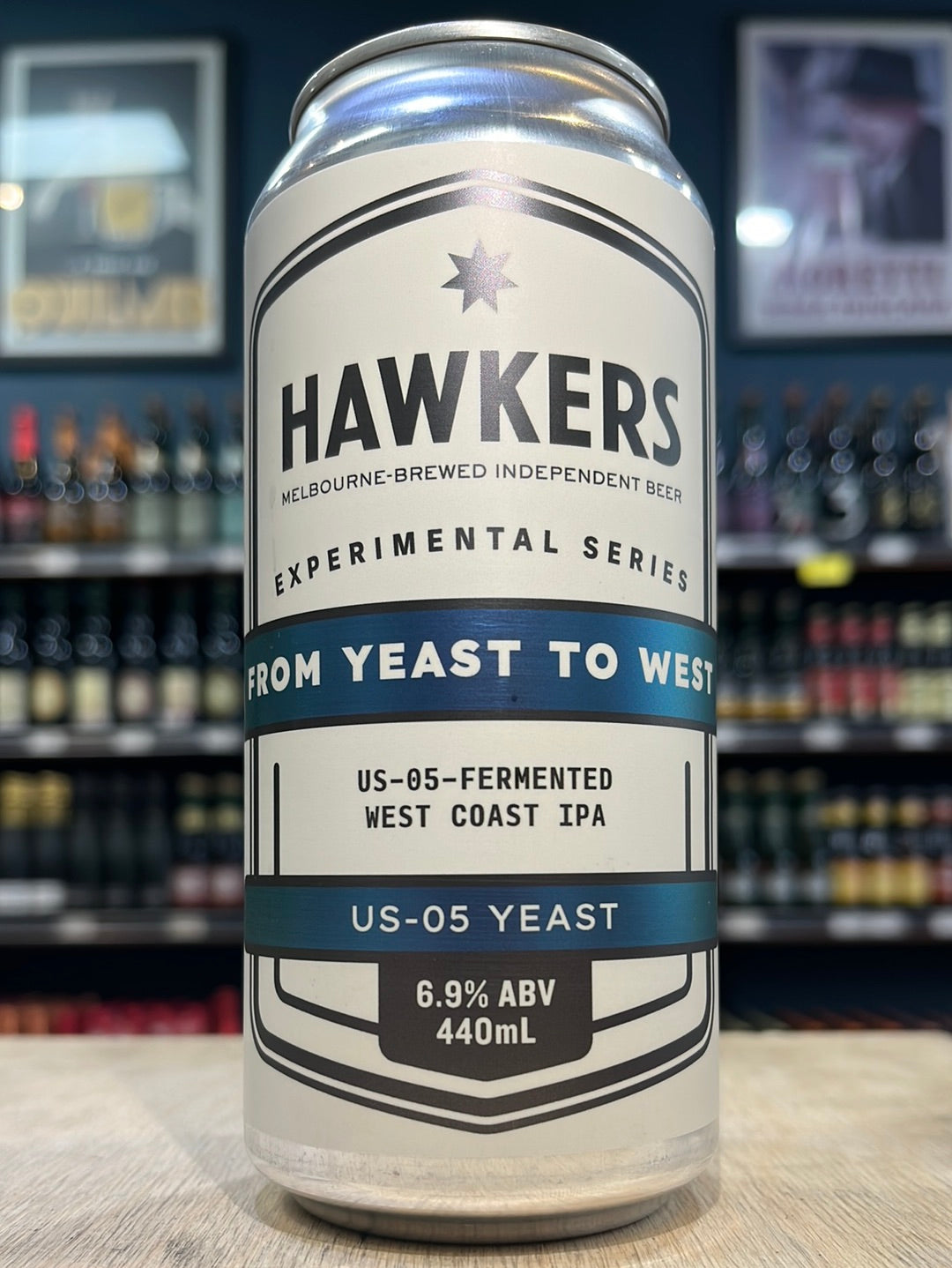 Hawkers Yeast to West US-05 West Cost IPA 440ml Can