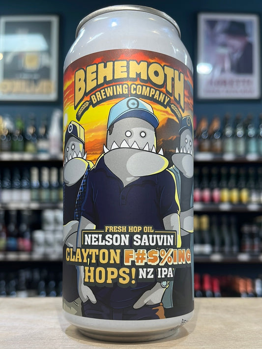 Behemoth Nelson Sauvin Clayton F#$%ING Hops! NZ IPA 440ml Can