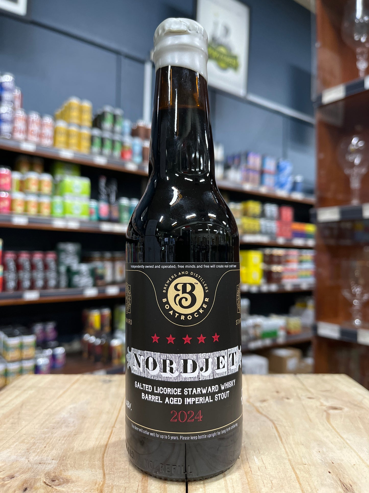 Boatrocker Nordjet Salted Licorice Starward Whisky Barrel Aged Imperial Stout 2024 330ml