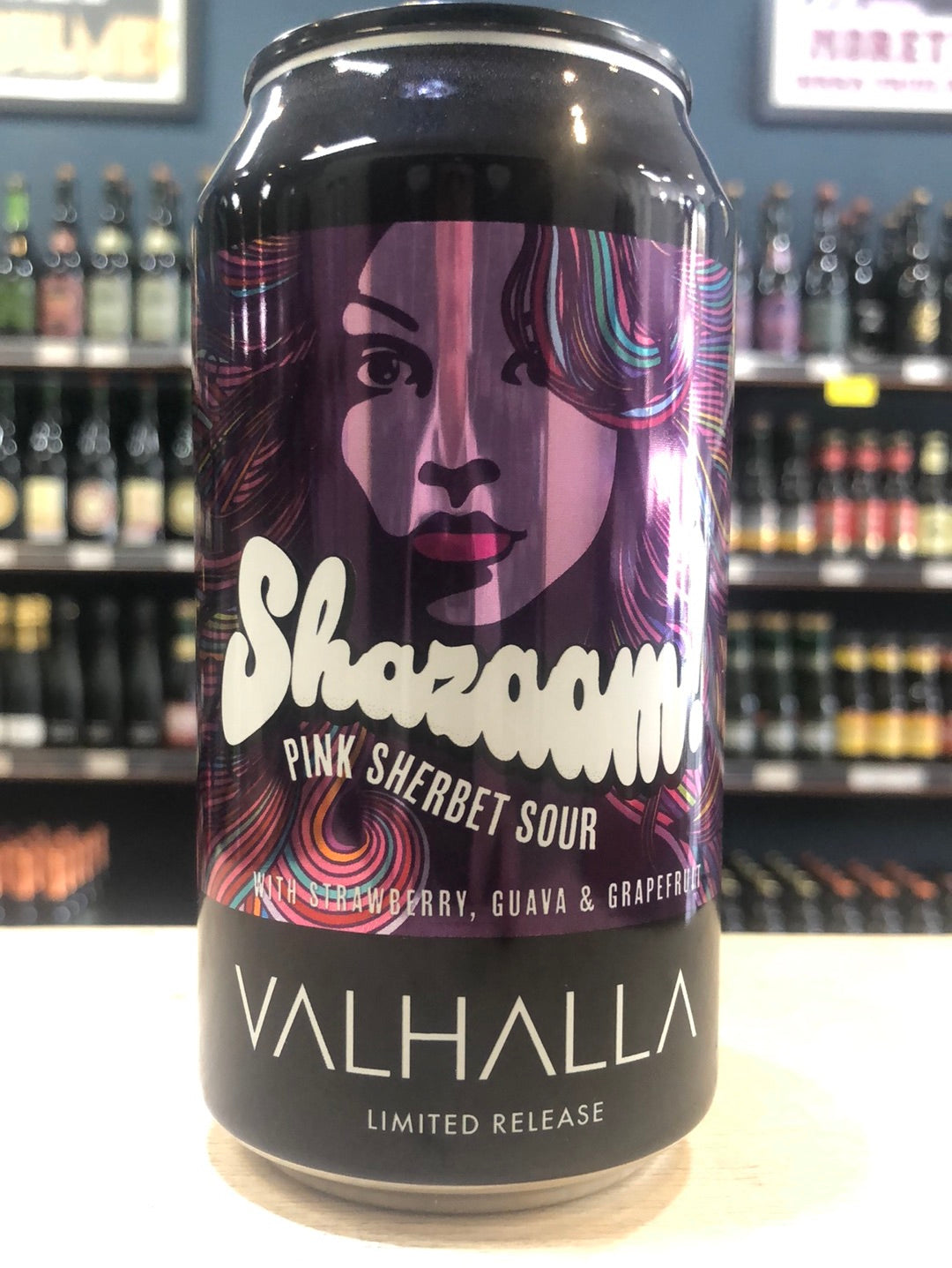 Valhalla Shazaam Pink Sherbet Sour 375ml Can