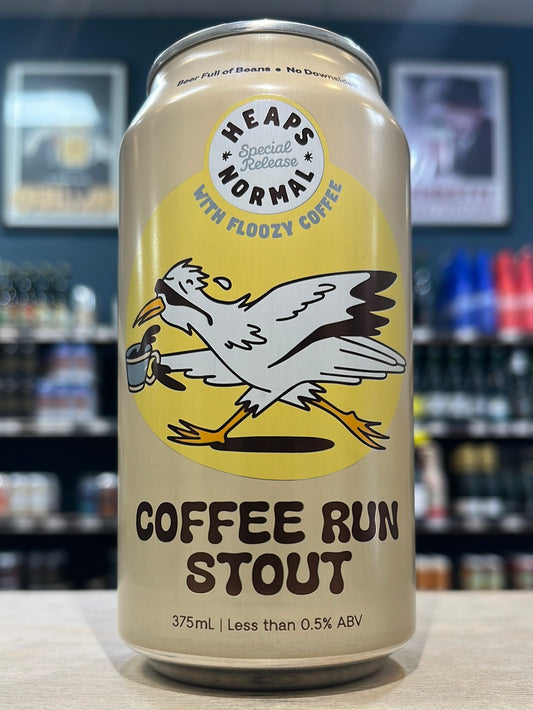 Heaps Normal Coffee Run Stout 375ml Can