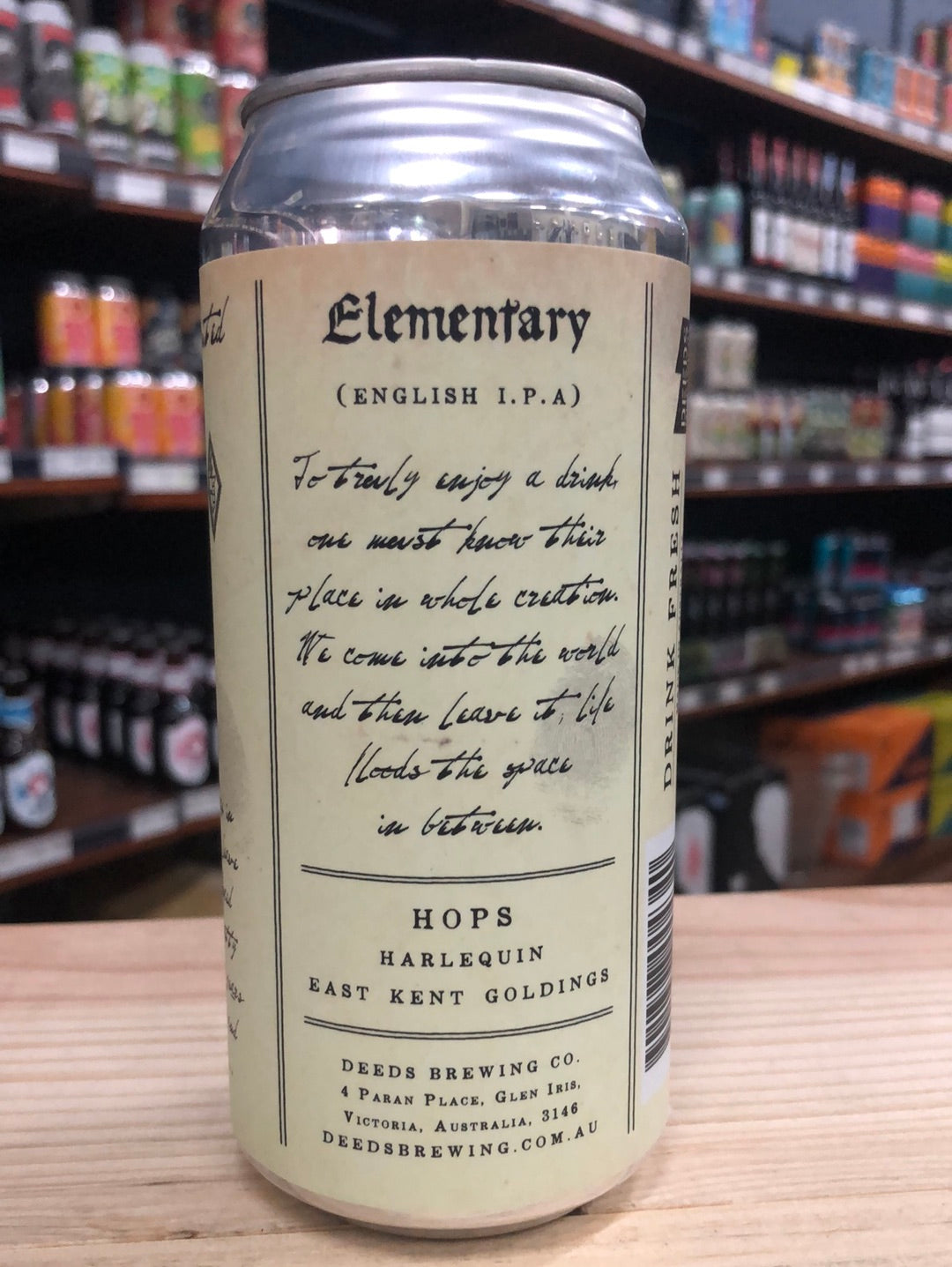 Deeds Elementary English IPA 440ml Can