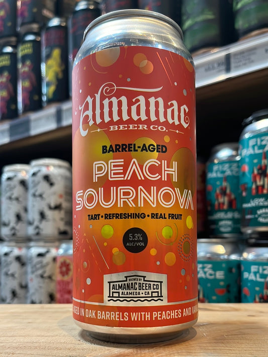 Almanac Peach Sournova BA Fruited Sour 440ml Can