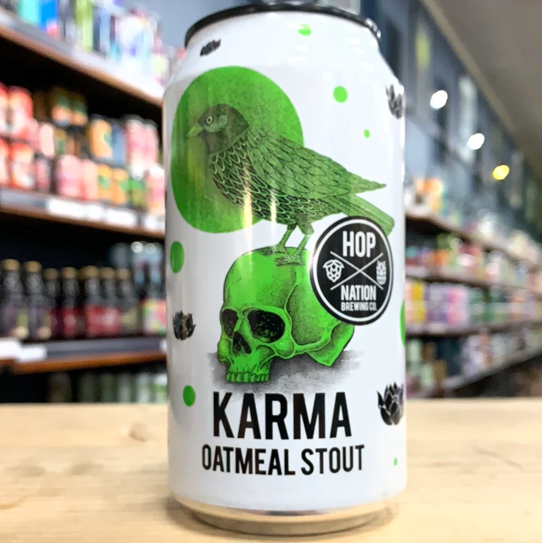 Hop Nation Karma Oatmeal Stout 375ml Can