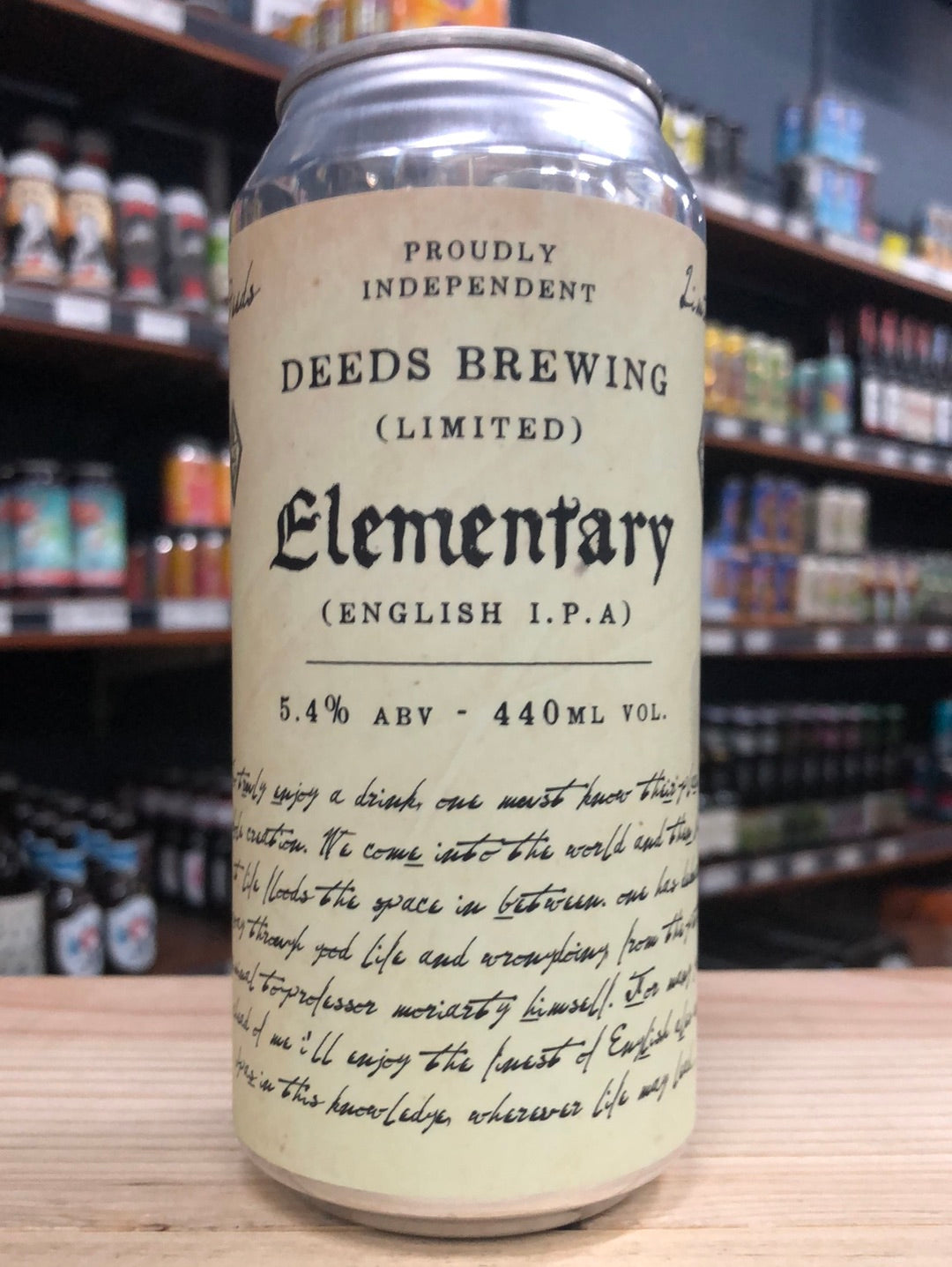 Deeds Elementary English IPA 440ml Can