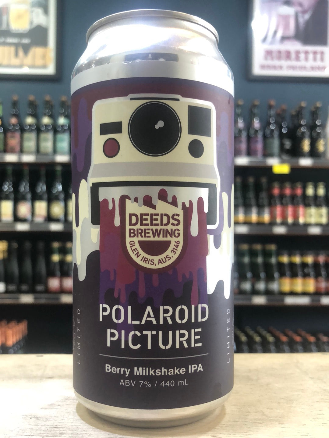 Deeds Polaroid Picture Berry Milkshake IPA 440ml Can