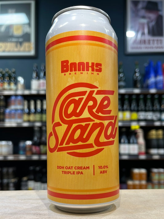 Banks Cake Stand Triple DDH Oat Cream Triple IPA 500ml Can