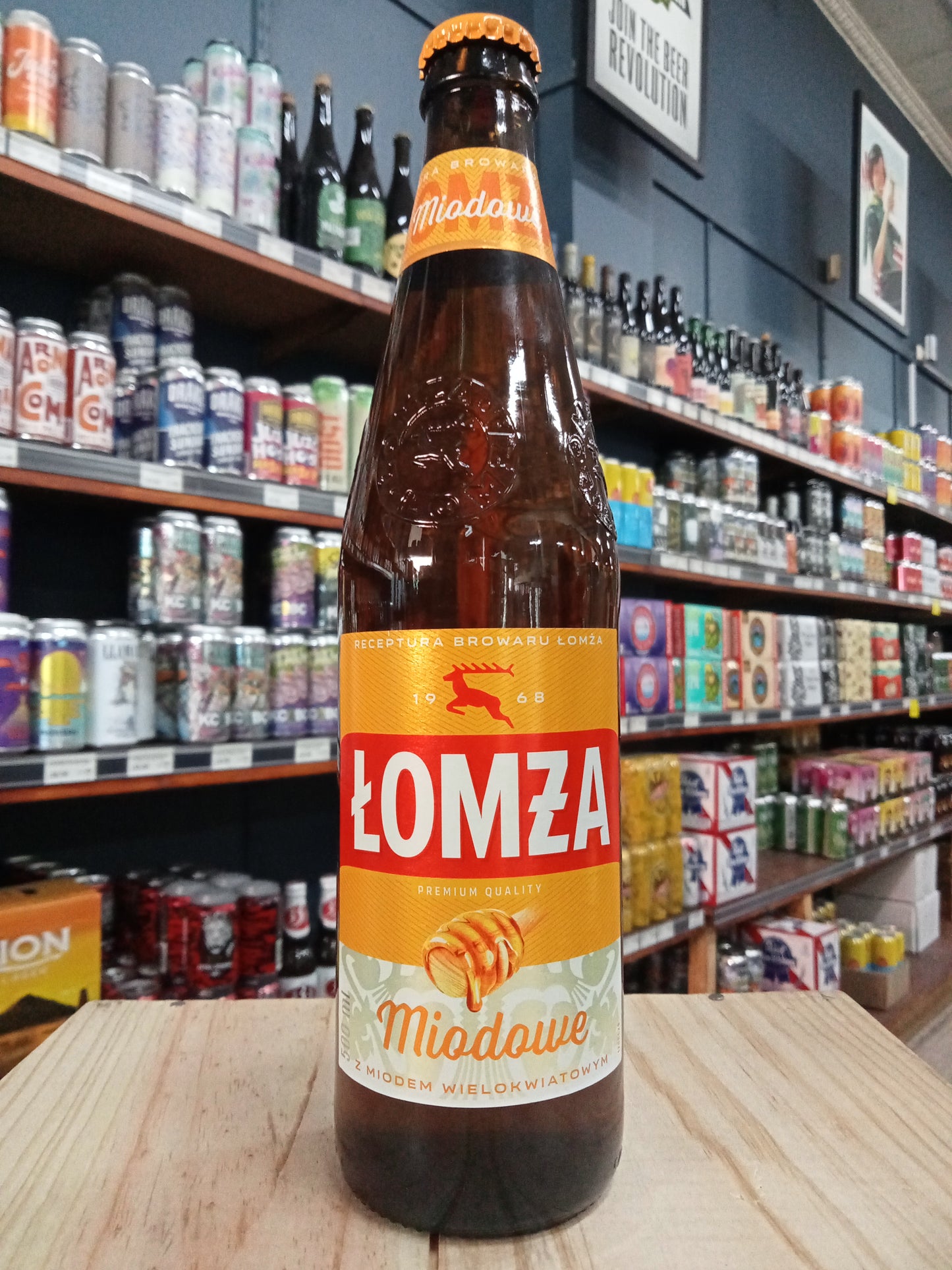 Lomza Miodowe Honey Lager 500ml