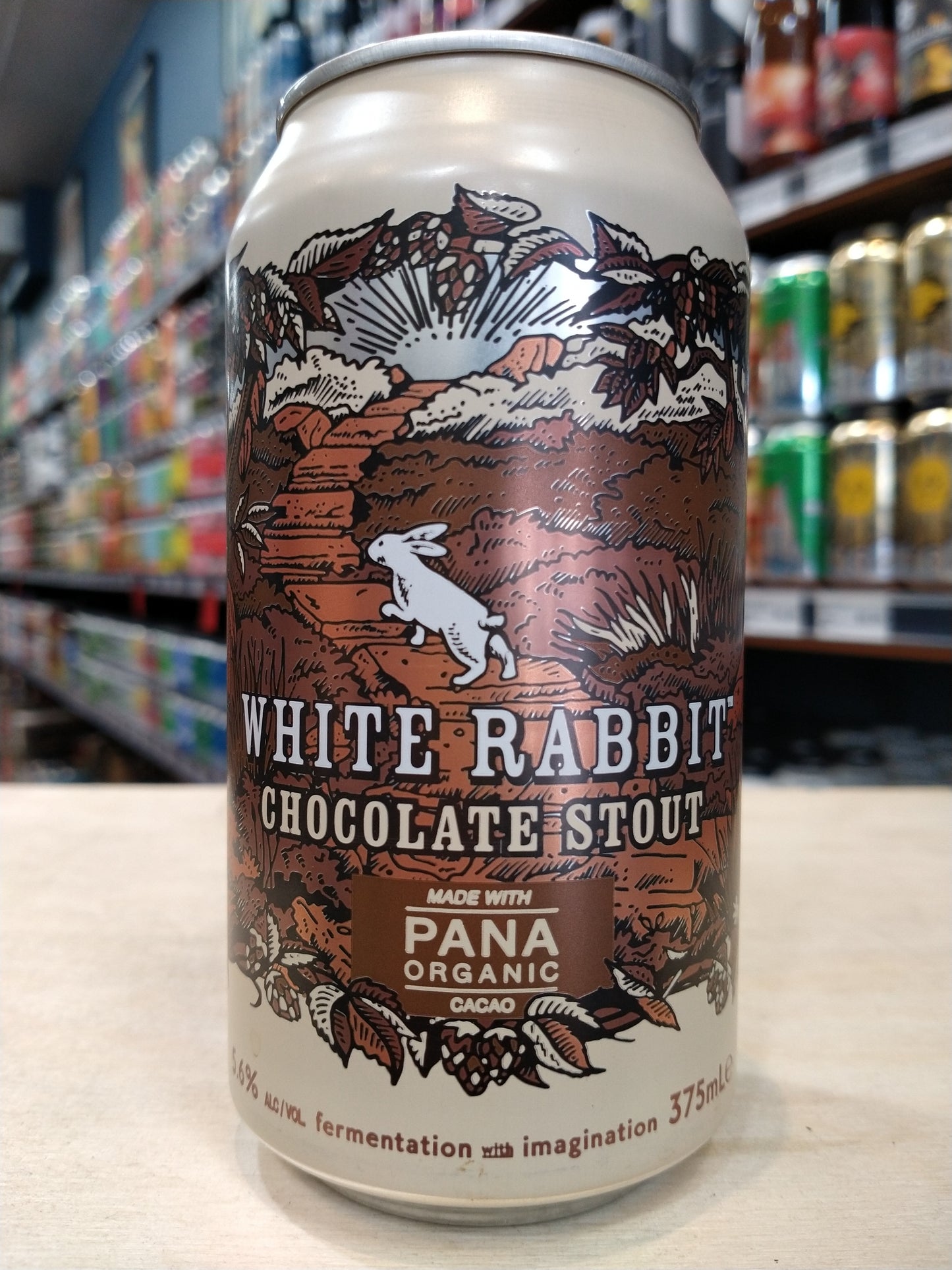 White Rabbit Chocolate Stout 375ml Can