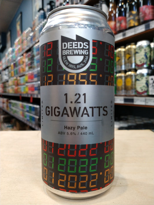 Deeds 1.21 Gigawatts Hazy Pale 440ml Can