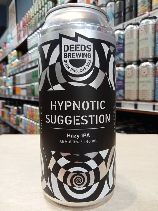 Deeds Hypnotic Suggestion Hazy IPA 440ml Can Single